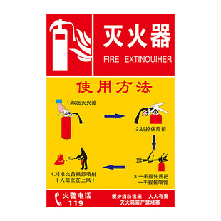 灭火器消防器材检查记录卡消防安全四个能力建设栓检查表维修保养记录消防设备严禁挪用警示贴纸标示标识标志