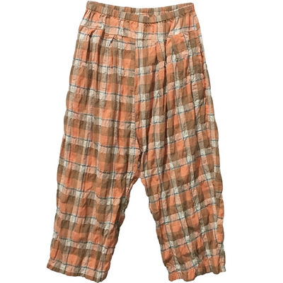 系绳松紧腰宽松休闲风家居裤