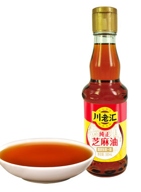 川老汇纯正芝麻油320ml非调和