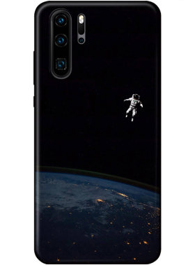 小白绘华为P30pro太空人手机壳