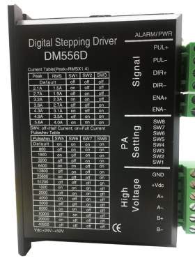 雕刻机57 60两相步进电机驱动器控制器DM542 DM556D DM756兼雷赛