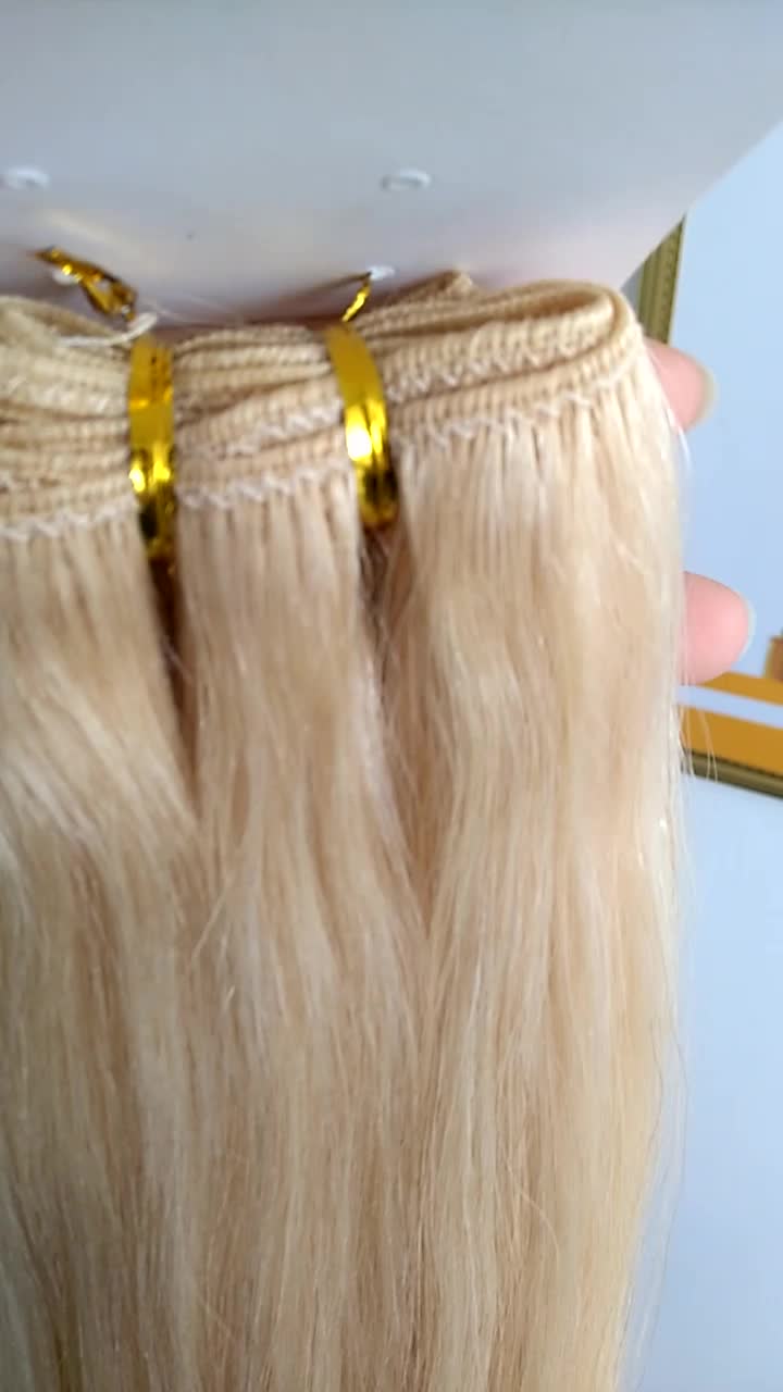 Factory Cheap Wholesale Human Hair Weave Indian Temple Remy Human Hair
