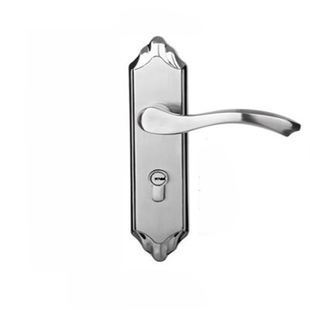 卧室门房门室内木门不锈钢静音门老式通用调节家用门把手门锁锁具