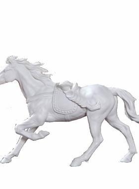 德化白瓷雕塑马上有钱工艺礼品