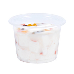 95口径250/300ML 双皮奶/果冻/布丁一次性塑料小汤碗汤杯包邮