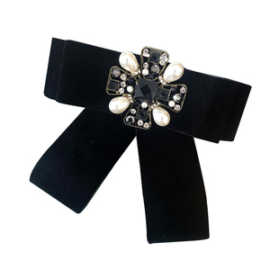 领花女JK制服日本领结服装配饰毛衣衬衫百搭黑白飘带蝴蝶结领带
