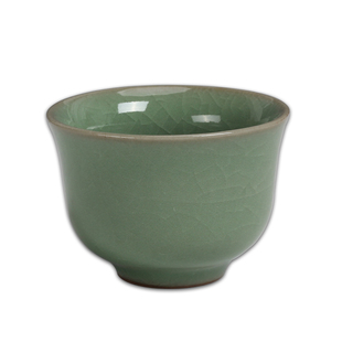 嘉青坊龙泉青瓷日式茶具零配件陶瓷主人喝茶单杯功夫小茶杯品茗杯