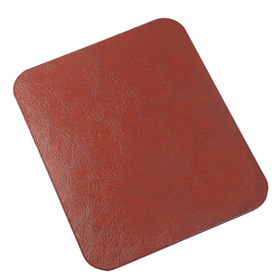 海宁真皮鼠标垫定制logo办公桌垫纯色简约超大防水加厚牛皮可订做