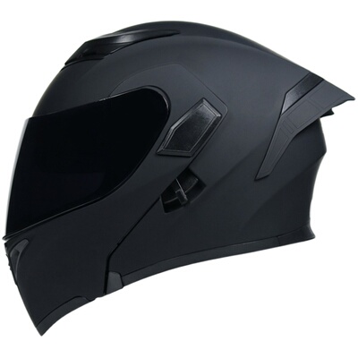 jiekai捷凯揭面盔个性双镜片头盔