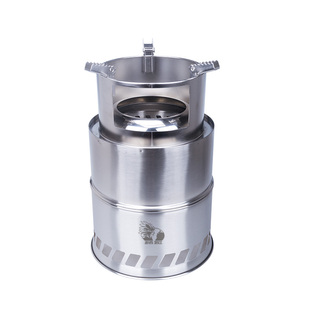 游者路比户外柴火炉子便携野炊木柴气化炉子防风炉头酒精自驾炉具