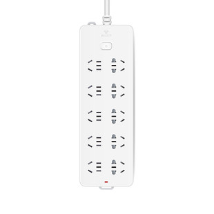 公牛插座3/5米带控开关10孔插座家用接线板插排插板过载保护GN218