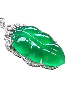 玛瑙金枝玉叶银项链送妈妈送女友