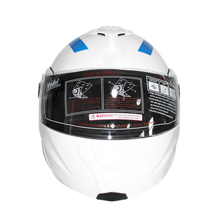 防暴头盔铁骑摩托车骑行盔骑巡队白色执勤防护盔交通巡逻骑行头盔