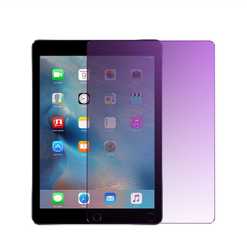 适用iPad2/3/4苹果mini2/3/4钢化膜抗蓝光2018平板air2贴膜pro9.7