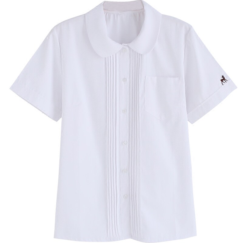 夏季学院风正统jk制服短袖衬衫