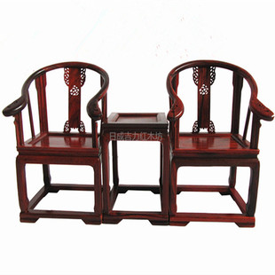 红木微型家具仿古微缩模型红酸枝小家具摆件椅子屏风实木雕工艺品