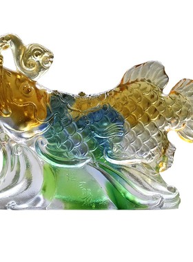 招财摆件客厅开张高档琉璃工艺品