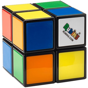 rubiks鲁比克魔方二阶套装儿童益智专注力训练神器初学者顺滑玩具