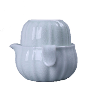 快客杯便携旅行一壶一杯单人家用大号小简约套装茶壶陶瓷功夫茶具