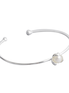 原创手工珍珠日韩风百搭银饰品