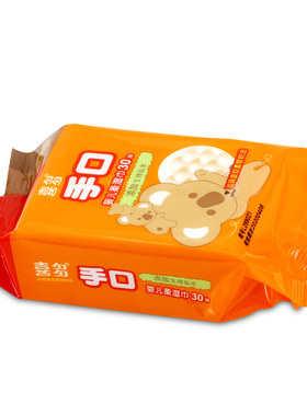 喜多手口湿巾30抽12包随身装
