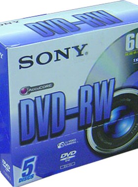 索尼摄像专用盘可擦写DVD-RW光盘