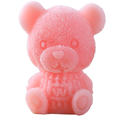 可爱立体冷冻咖啡小熊冰块模具