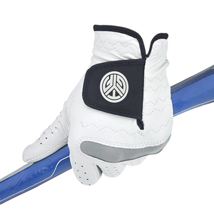 高尔夫手套 男士进口印尼小羊皮 真皮透气高尔夫球手套左右手单只