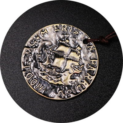 4周边古钥匙扣挂件项链饰品金币