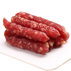 广式腊肠香肠黄圃腊师傅生晒切肉农家广东甜味散装瘦腊味中山特产