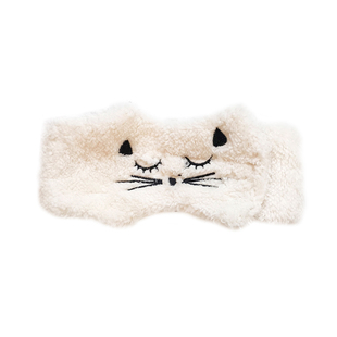 可爱猫咪刺绣魔术贴宽边洗脸发带少女甜美百搭面膜头巾发箍韩国女