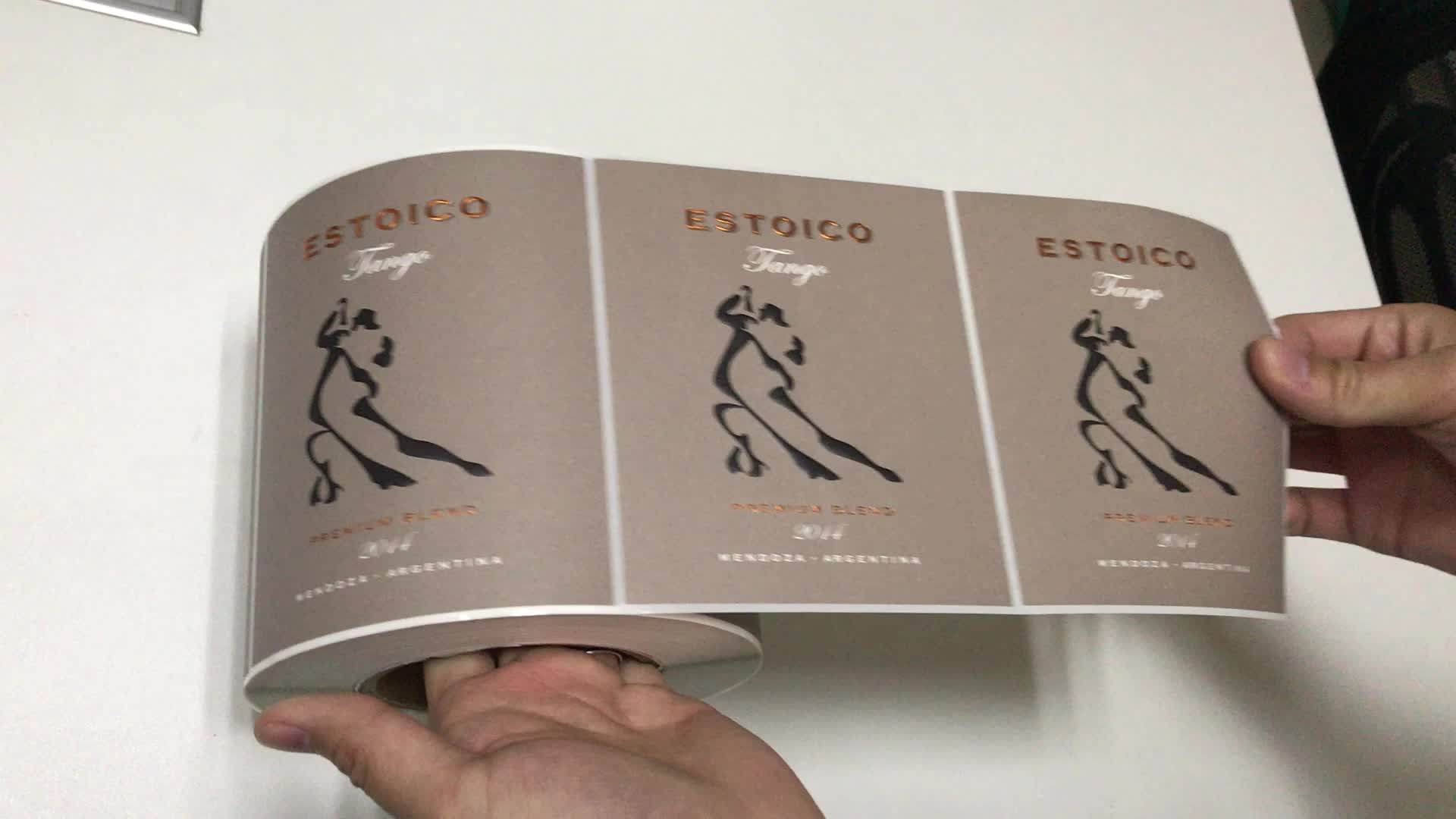 High Quality Printed Non Adhesive Removable Paper Sticker Labels Buy