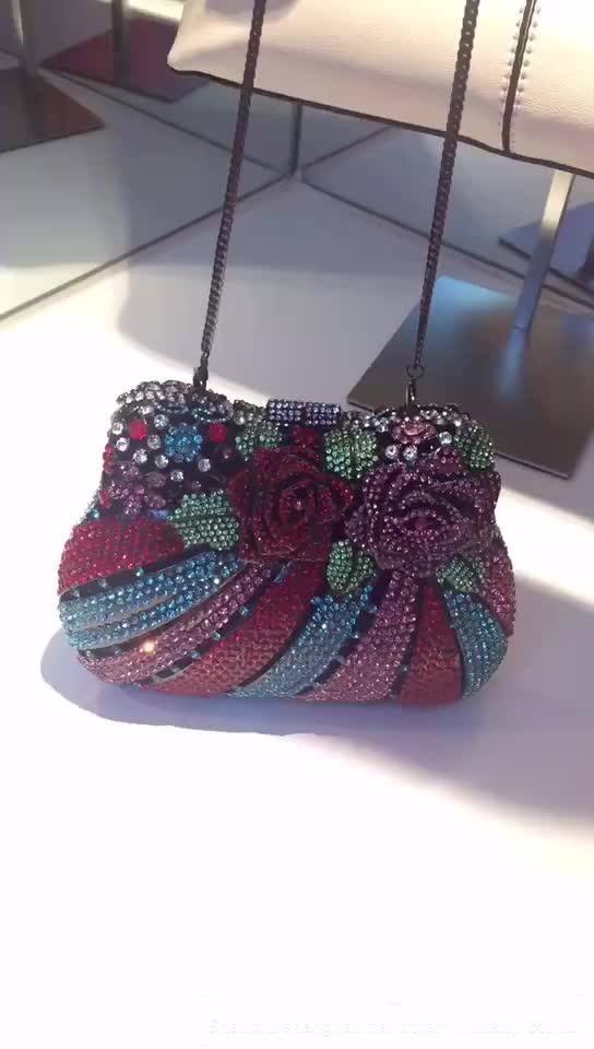 Trendy Luxury Rhinestone Evening Bags Stone Evening Clutch Rhinestone