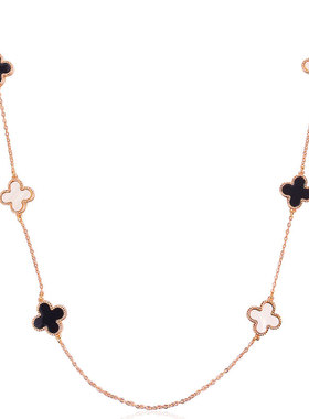 伊泰莲娜四叶时尚流行元素长项链