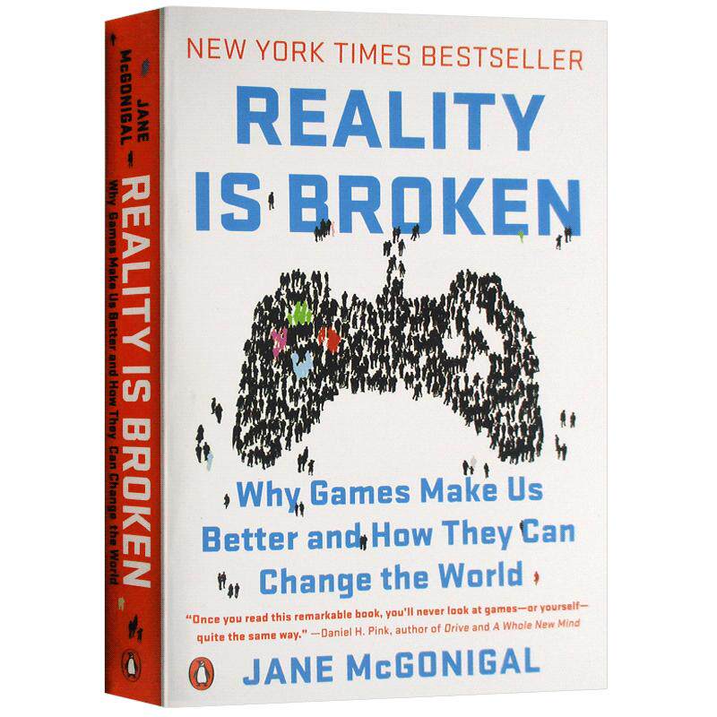 游戏改变世界 Reality Is Broken 现实是破碎的 英文原版进口罗辑思维书单 未来学家 游戏女神 TED 新锐演讲者 Jane McGonigal