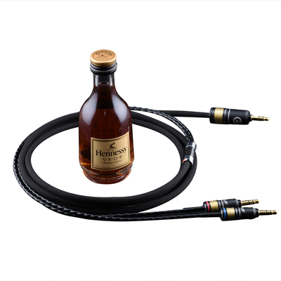 纯银铜银混编耳机升级线平衡线