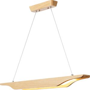 白蜡木 北欧吊灯实木led长条吧台灯灯具长方形餐厅灯吊灯木艺吊灯