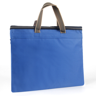 dumei渡美手提文件袋263 男女高颜值商务布质收纳袋 B4文具袋 简约朴实公文袋 公司团建学术会议专用袋