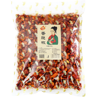 陈大妈香脆椒5斤装四川重庆特产香辣脆辣椒酥花生商用批发餐饮装