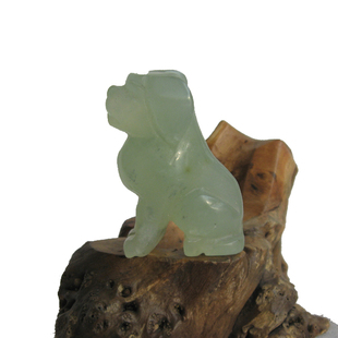 岫玉摆件 玉石生肖鼠牛兔虎龙蛇马羊猴鸡狗猪 十二生肖风水摆件