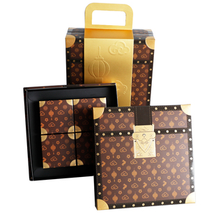 2020中秋月饼礼盒包装8粒月饼蛋黄酥手提潮款中秋系列套装盒子