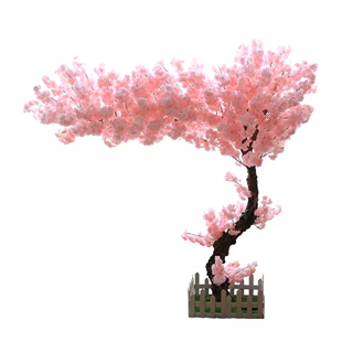 大型仿真树婚庆樱花树桃花树许愿树室内落地客厅酒店摆放拱门假花