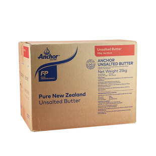 安佳原味大黄油25kg新西兰进口动物性曲奇饼干蛋糕商用烘焙原材料