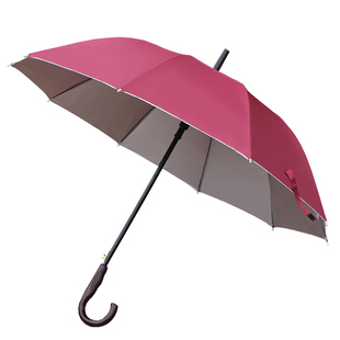 10骨长柄晴雨伞定制广告伞定做弯把遮阳商务礼品伞印刷文字LOGO