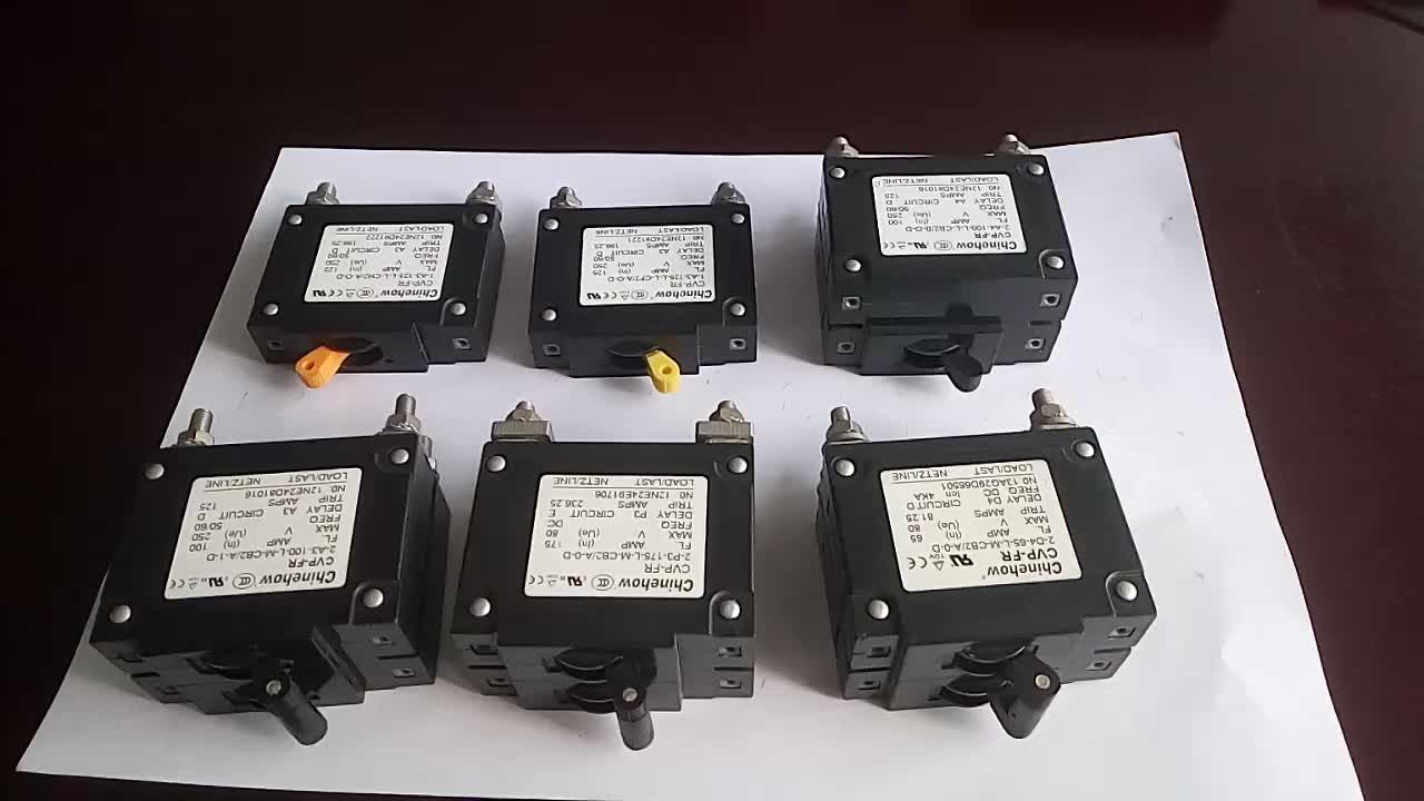 Hydraulic magnetic 25A Circuit Breaker Made In China for machine.1P/2P