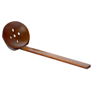 日式味千拉面日本勺子汤勺火锅小漏勺套装木头木勺子长柄汤匙木制