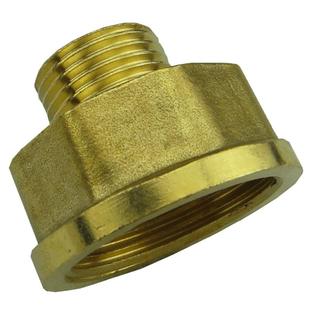 内外丝直接接头变径水暖配件内外牙对接水管延伸加长铜接头4分6分