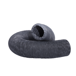 加厚耐高温尼龙布风管油烟机出风管排烟管灰色柔性软风管伸缩软管