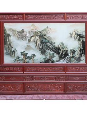 古艺苏绣屏风山水开业商务礼品