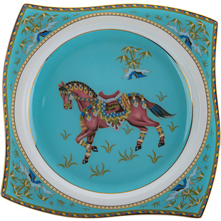 碗碟套装景德镇骨瓷餐具碗盘欧式组合家用珐琅彩陶瓷中式宴请摆台